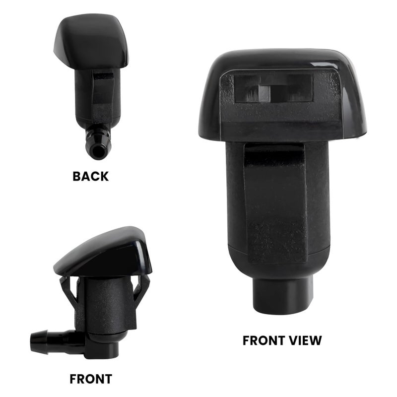 Belleone 2PCS Front Windshield Washer Nozzle Jet Kit Fit for 2004-2010 Toyota Sienna, 2005-2012 Corolla, 2004-2008 Solara, 2000-2005 Tundra, Replacement for Part # 85381-AE020 - Image 4